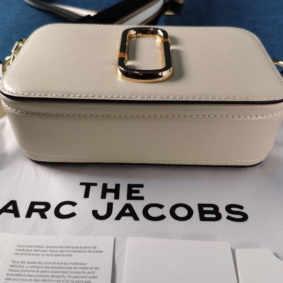 Marc Jacobs The Snapshot White Crossbody Bag NWT - Picture 3 of 10